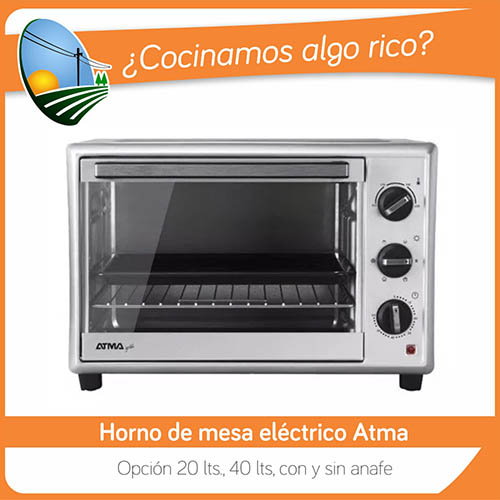Horno eléctrico Atma – Cooperativa de Servicios Públicos Gral. José de San  Martín