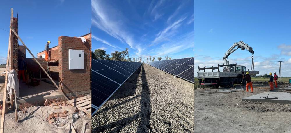 Infraestructura eléctrica y energía solar